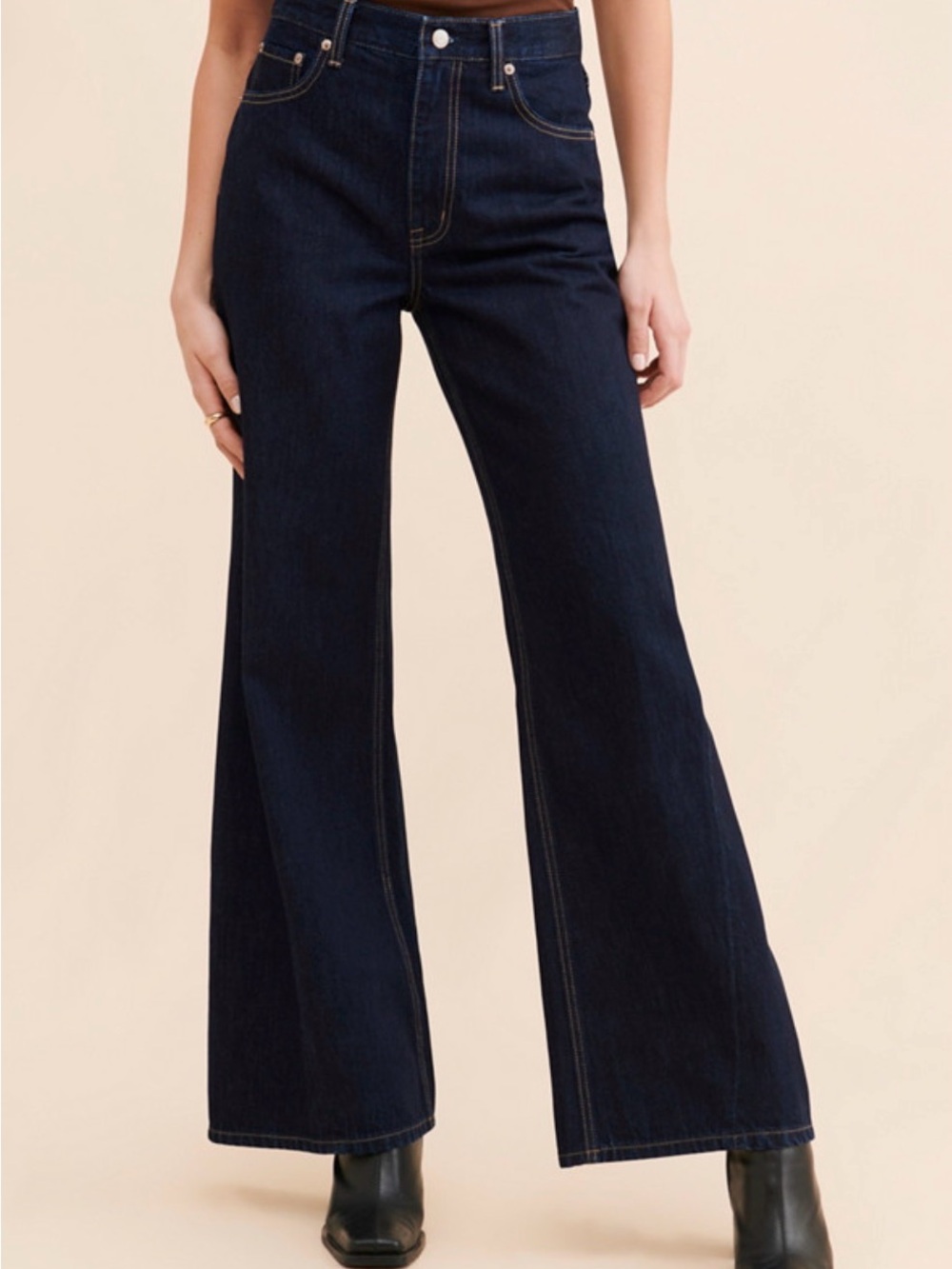 pistola | Ruby High Rise Palazzo Flare Jeans | Size 30